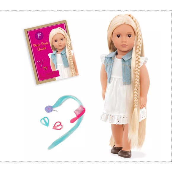 BRAND NEW Our Generation Phoebe Doll From Hair to There with Extendable Hair - Picture 2 of 11